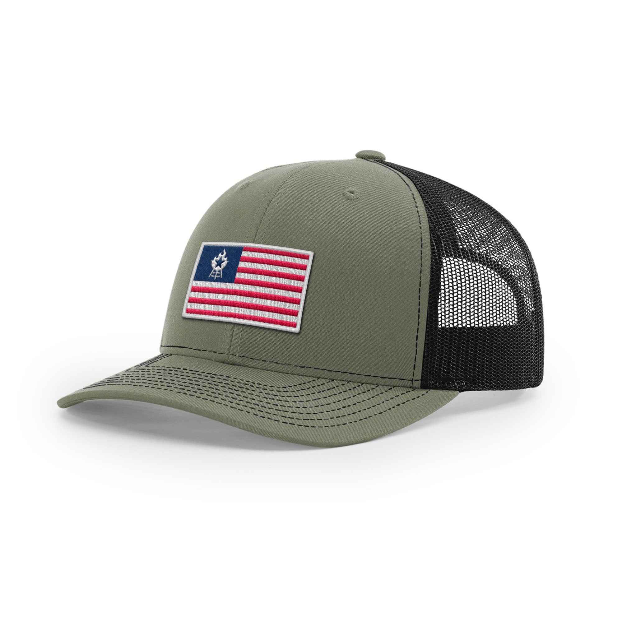 USA Flag BBQ Trucker Hat