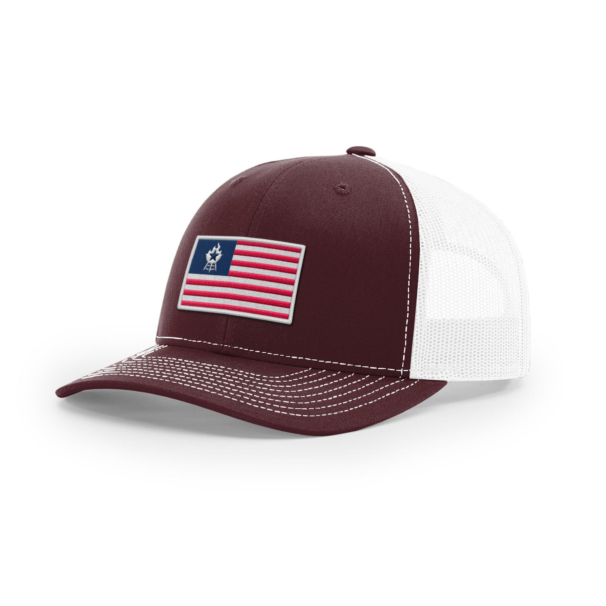 USA Flag BBQ Trucker Hat