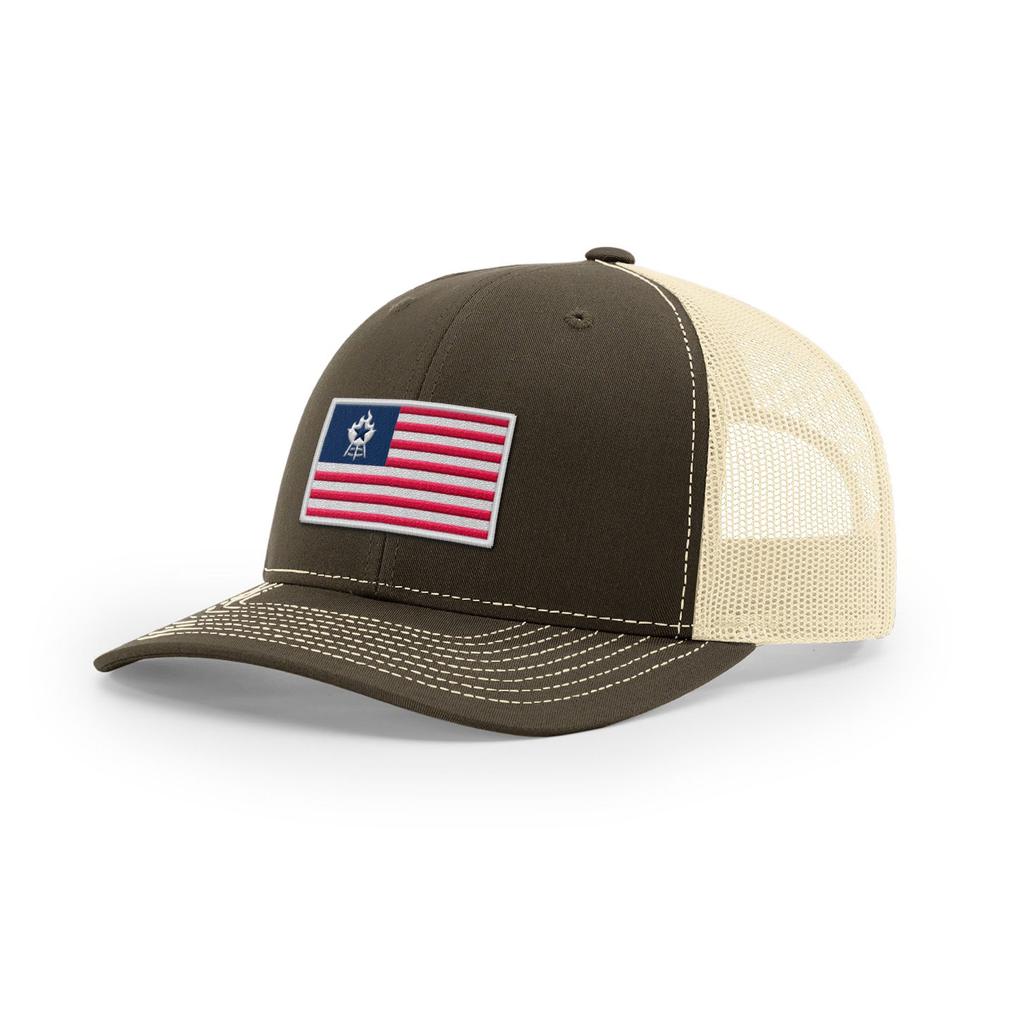 USA Flag BBQ Trucker Hat