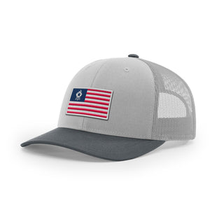 USA Flag BBQ Trucker Hat