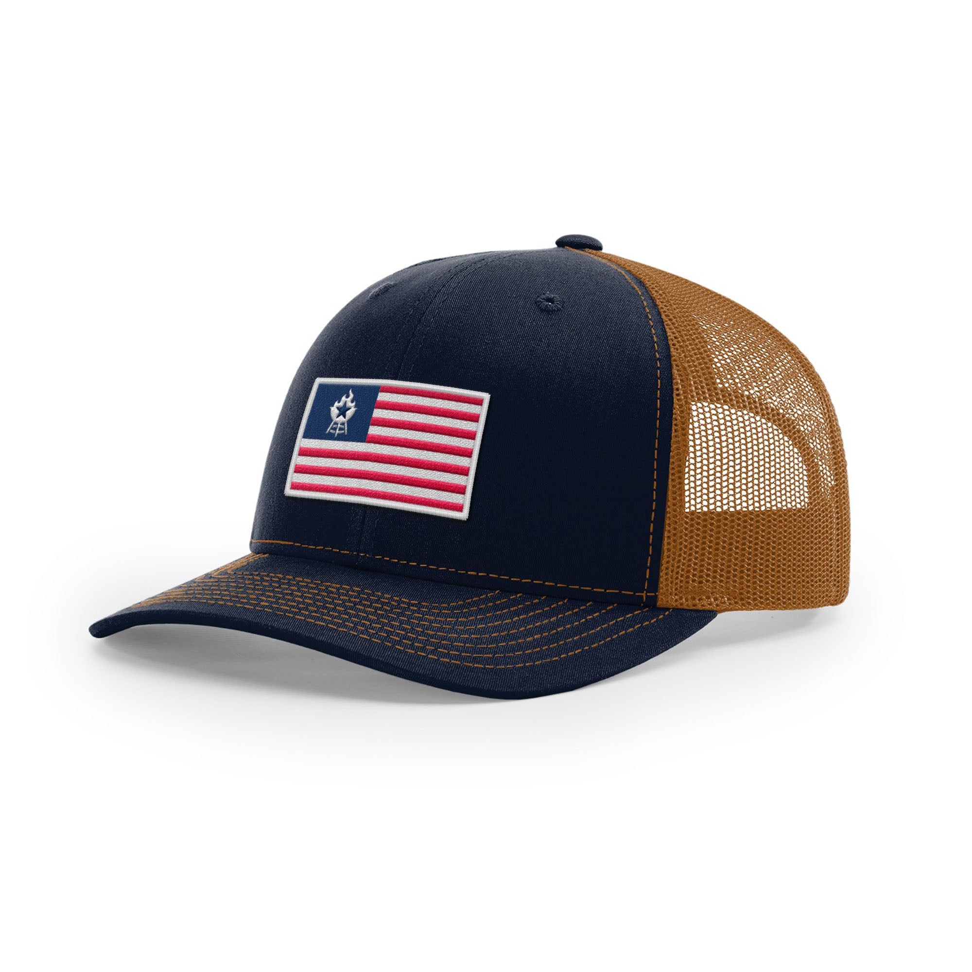 USA Flag BBQ Trucker Hat