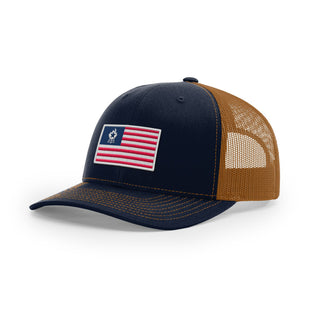USA Flag BBQ Trucker Hat