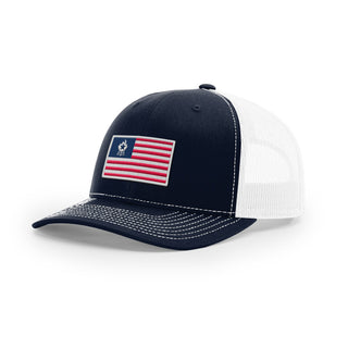 USA Flag BBQ Trucker Hat