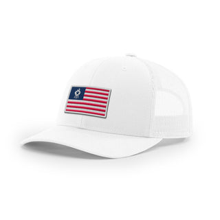 USA Flag BBQ Trucker Hat