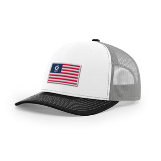 USA Flag BBQ Trucker Hat