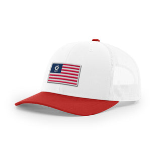 USA Flag BBQ Trucker Hat