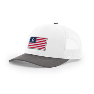 USA Flag BBQ Trucker Hat