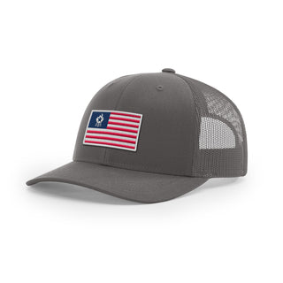USA Flag BBQ Trucker Hat