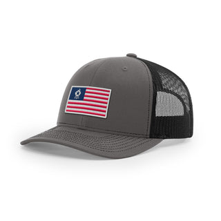 USA Flag BBQ Trucker Hat