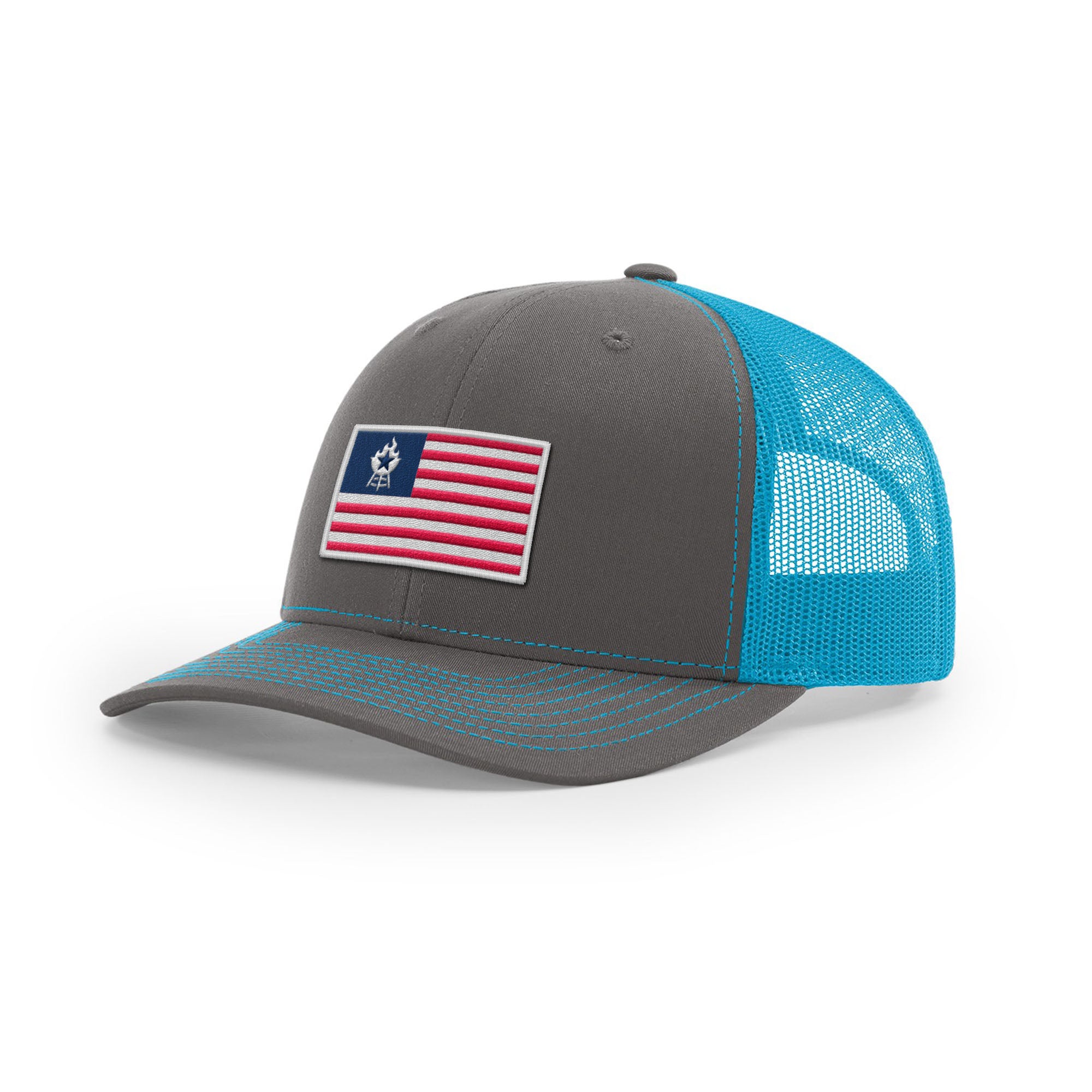 USA Flag BBQ Trucker Hat