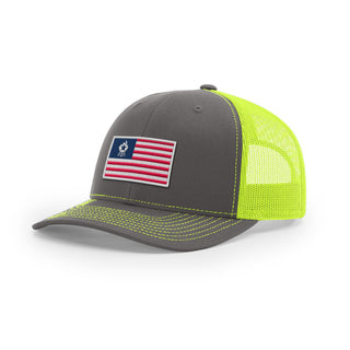 USA Flag BBQ Trucker Hat