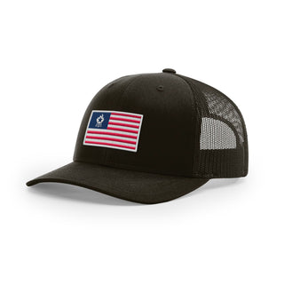 USA Flag BBQ Trucker Hat