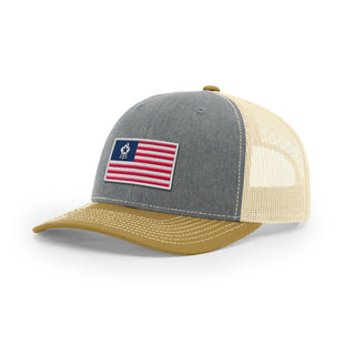 USA Flag BBQ Trucker Hat
