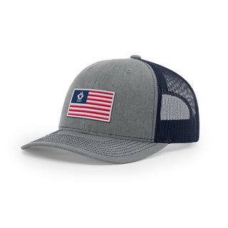 USA Flag BBQ Trucker Hat