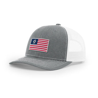 USA Flag BBQ Trucker Hat