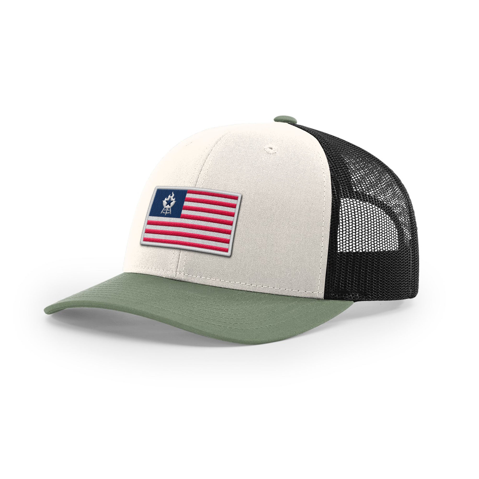 USA Flag BBQ Trucker Hat