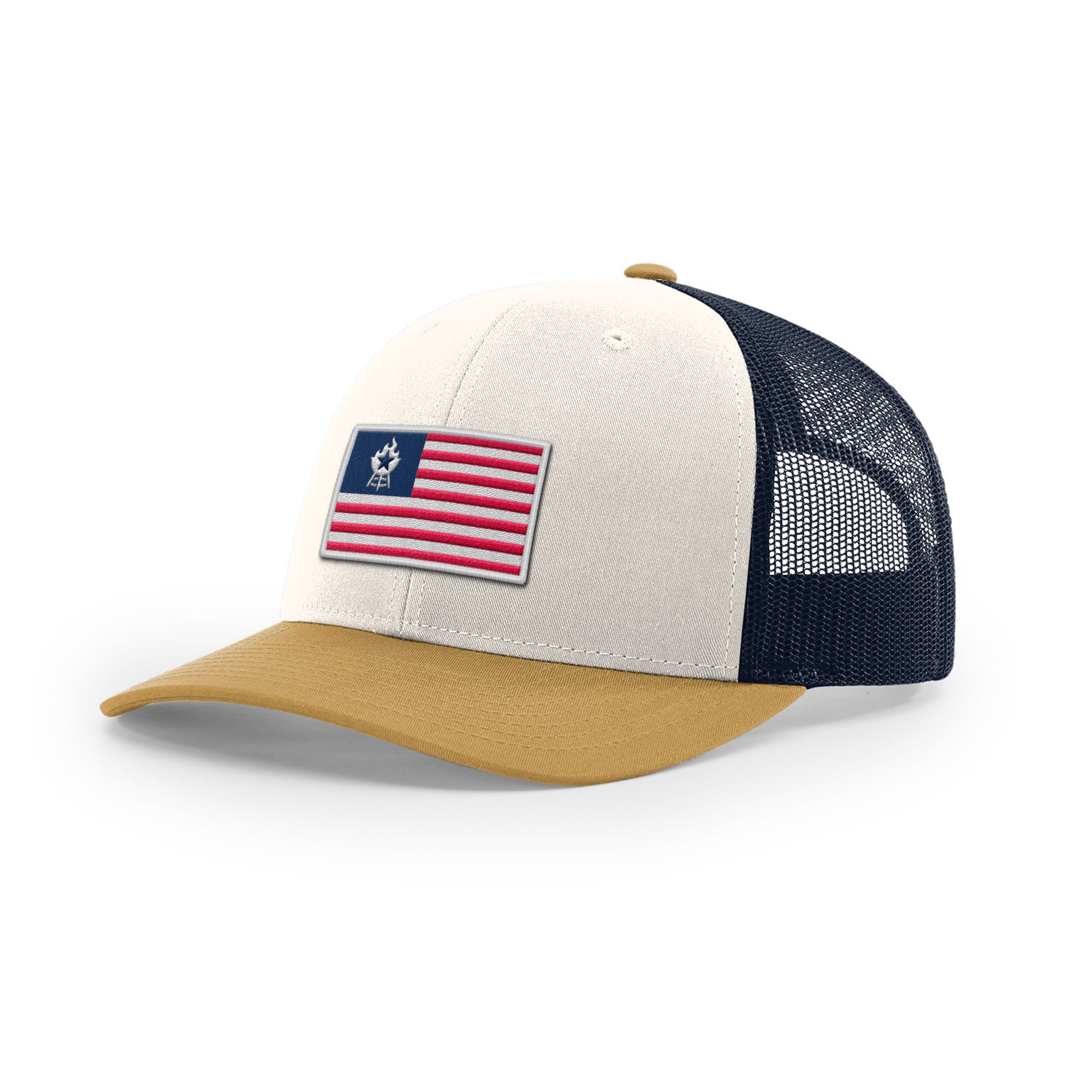 USA Flag BBQ Trucker Hat