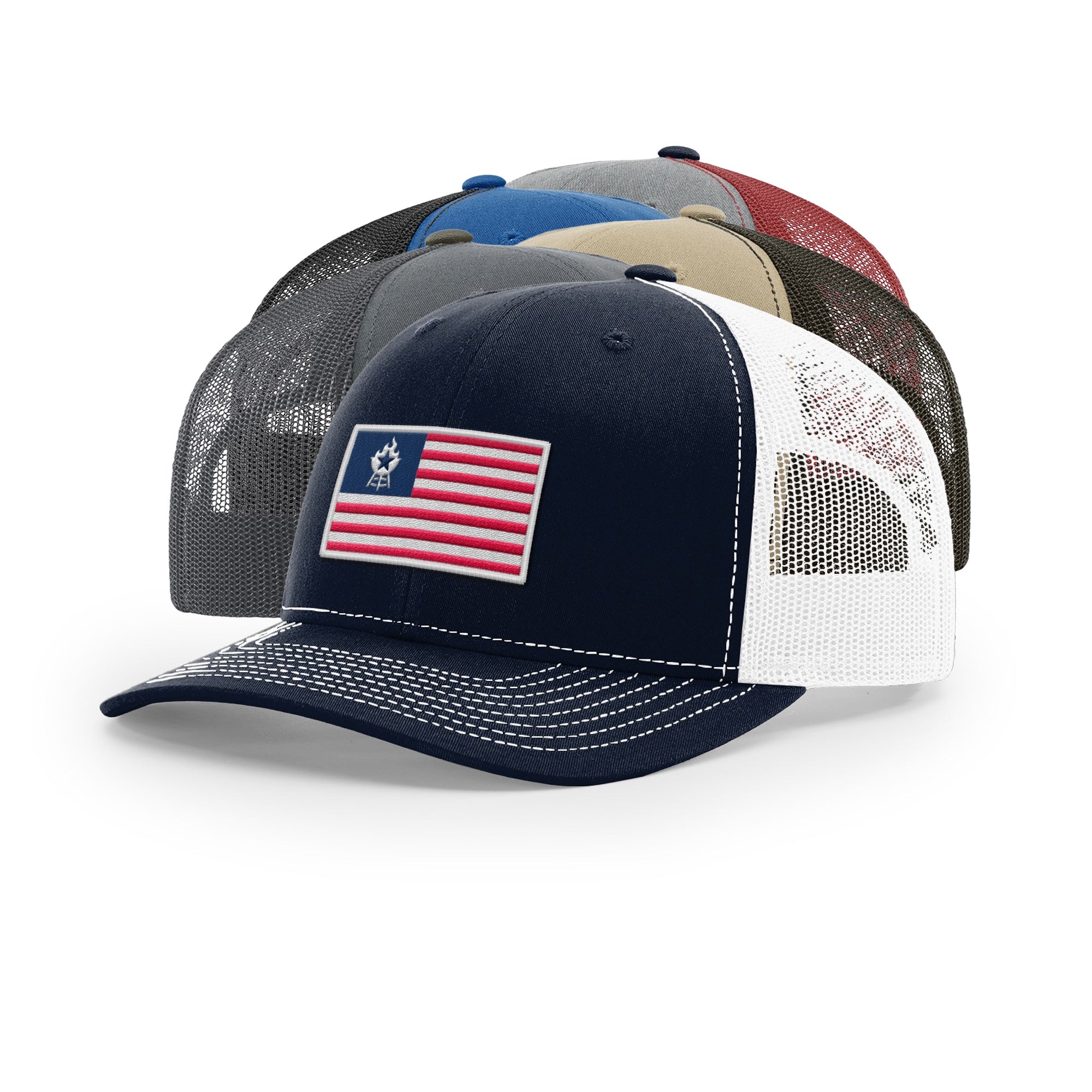 USA Flag BBQ Trucker Hat