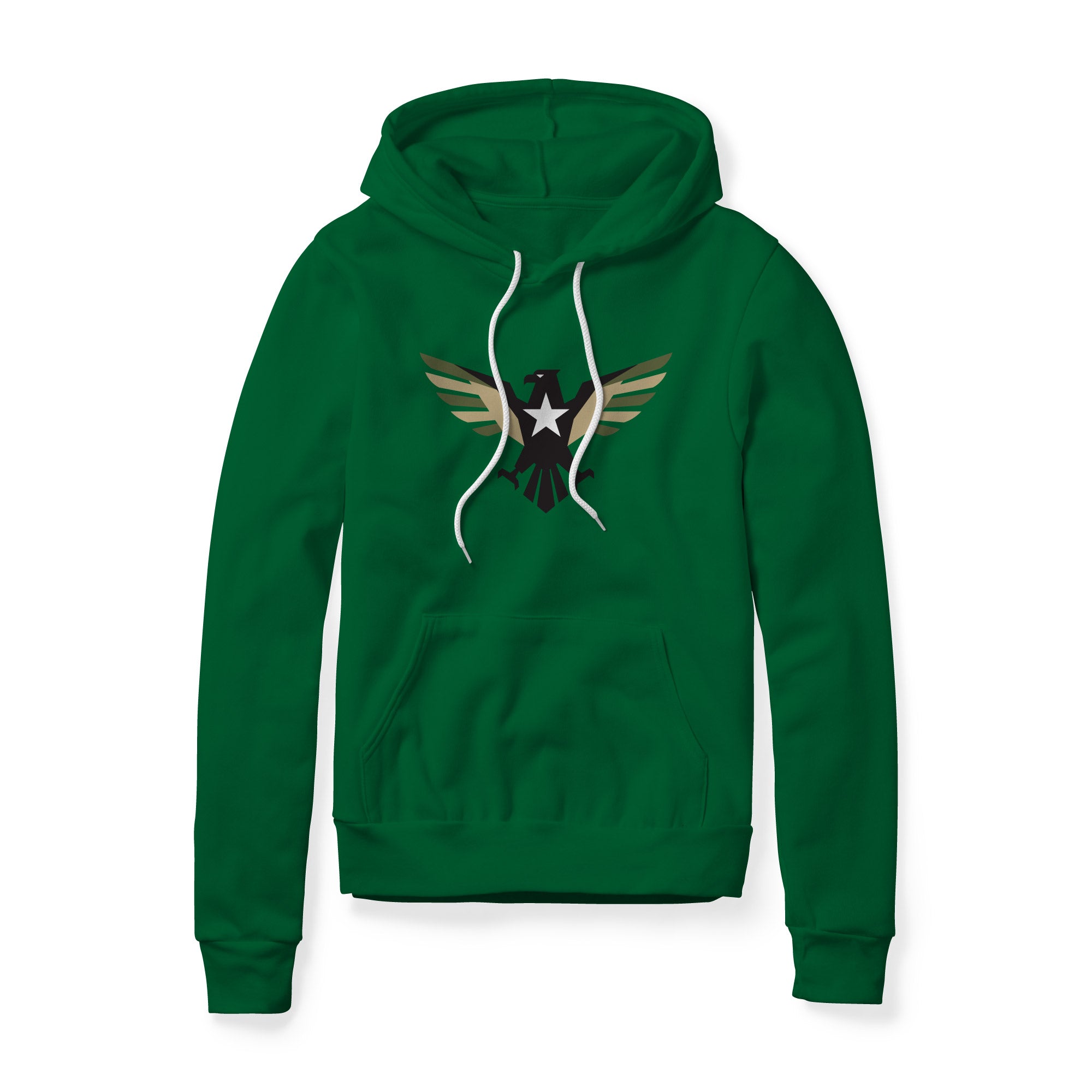 Eagle Icon Fleece Hoodie - Full Color