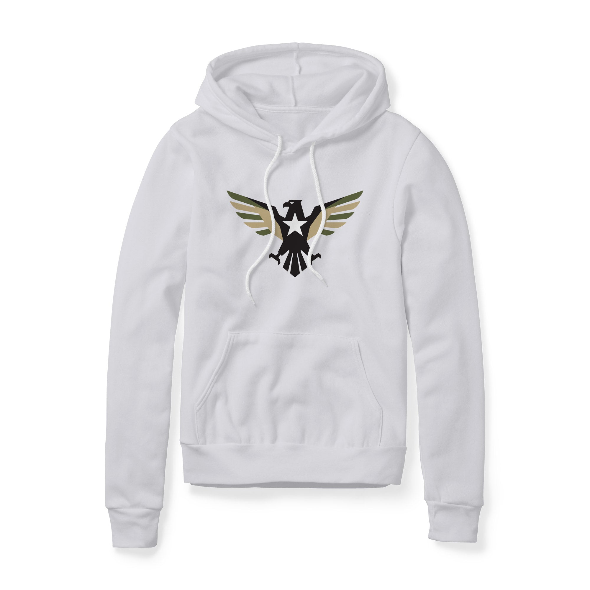 Eagle Icon Fleece Hoodie - Full Color