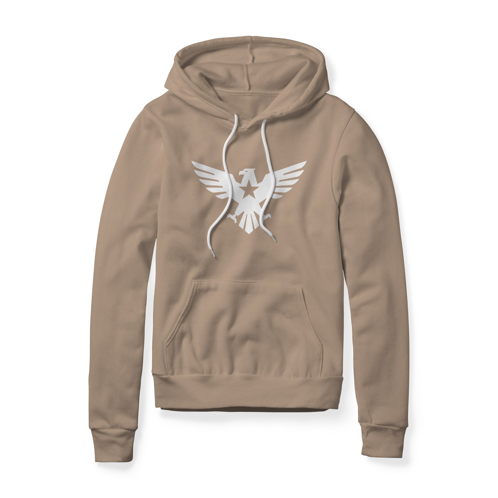 Eagle Icon Hoodie - White | Ballistic Republic™