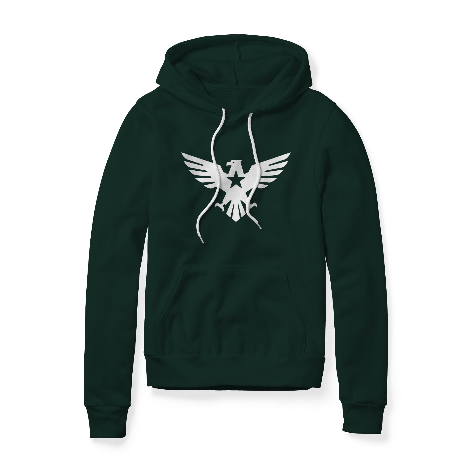 Eagle Icon Hoodie - White | Ballistic Republic™