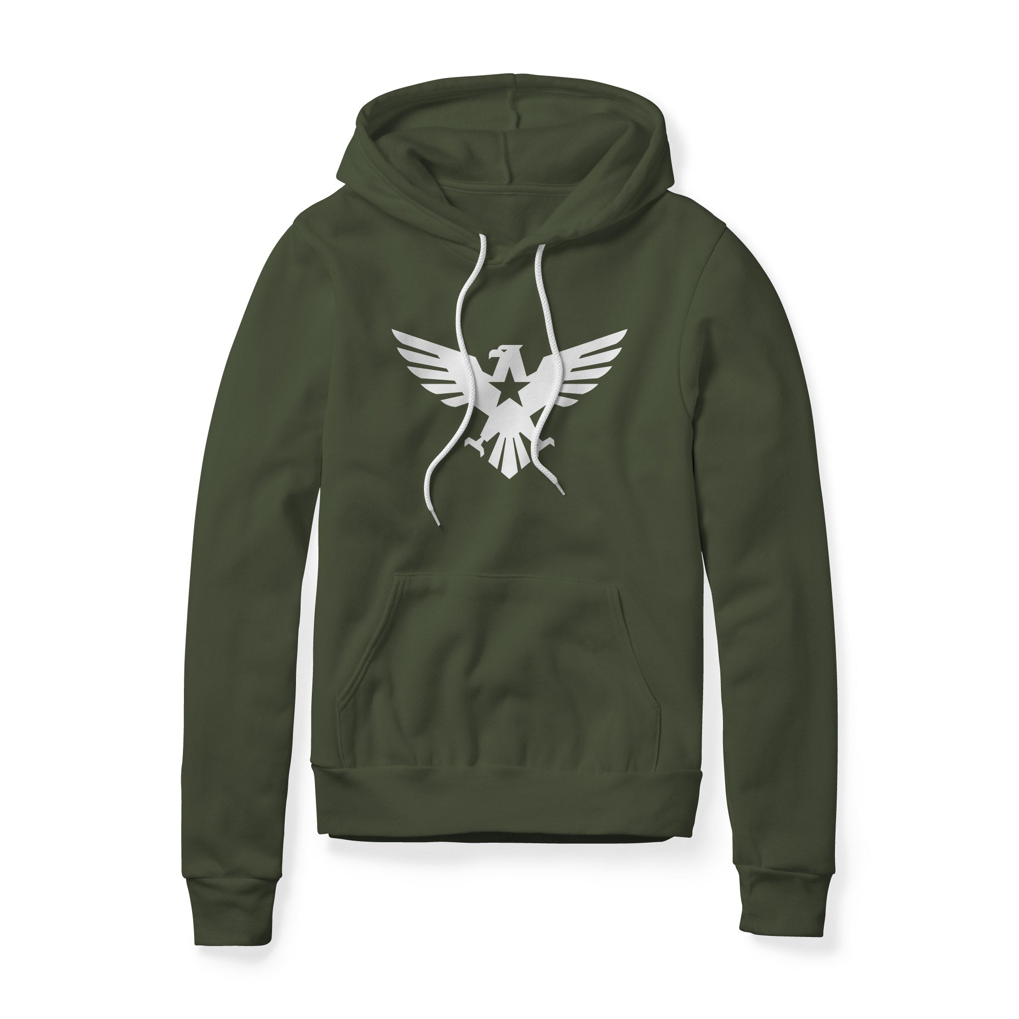 Eagle Icon Hoodie - White | Ballistic Republic™