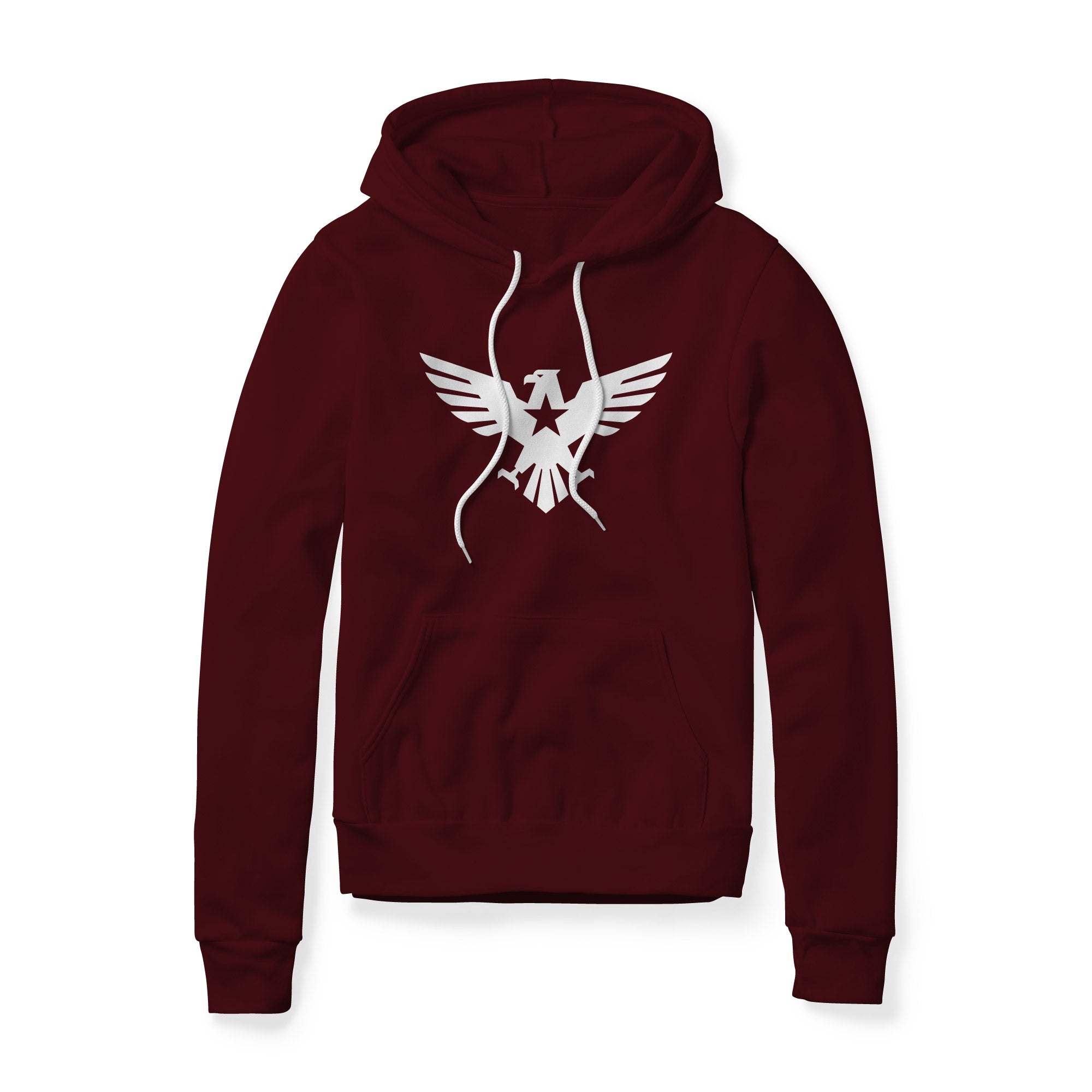 Eagle Icon Hoodie - White | Ballistic Republic™