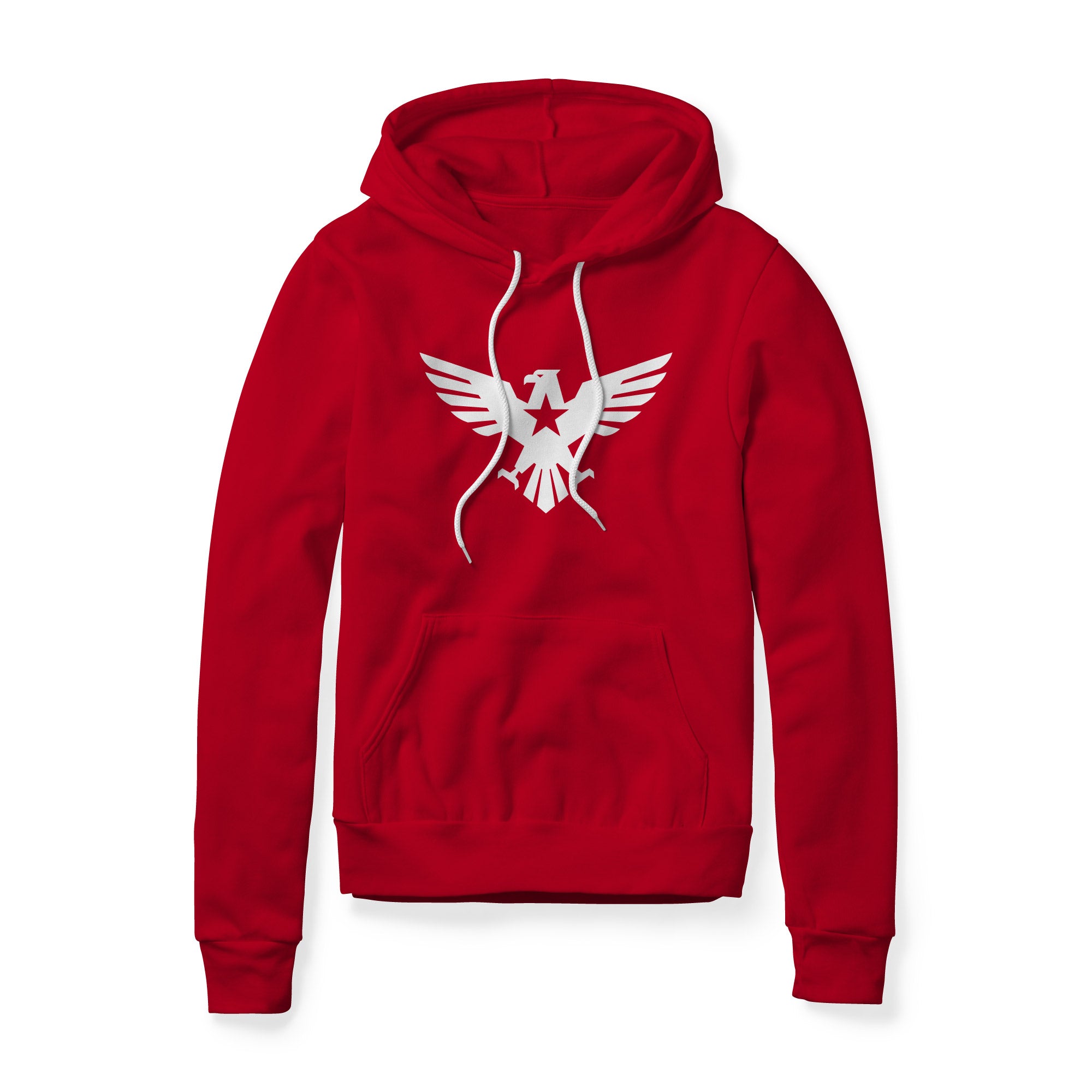 Eagle Icon Hoodie - White | Ballistic Republic™
