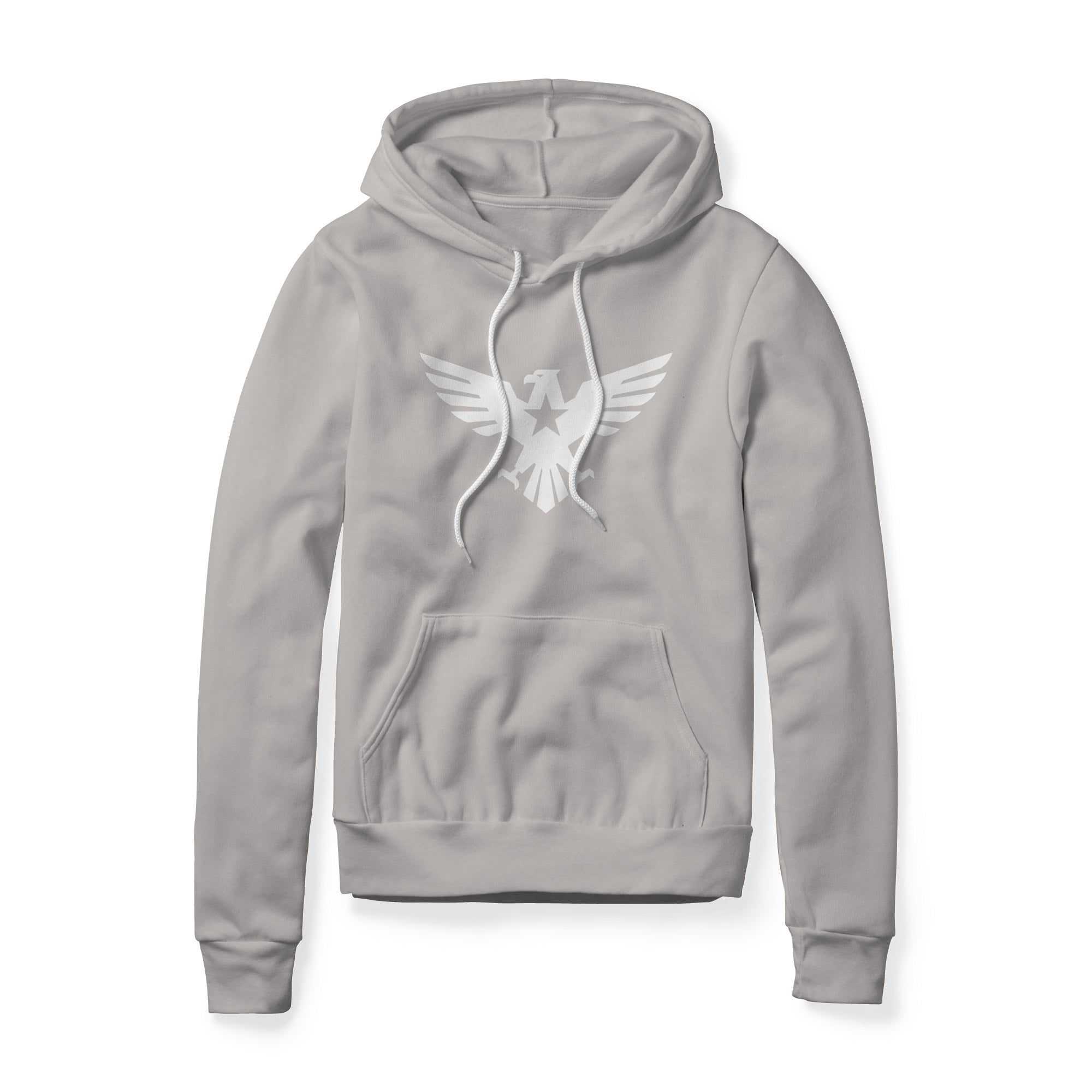 Eagle Icon Hoodie - White | Ballistic Republic™
