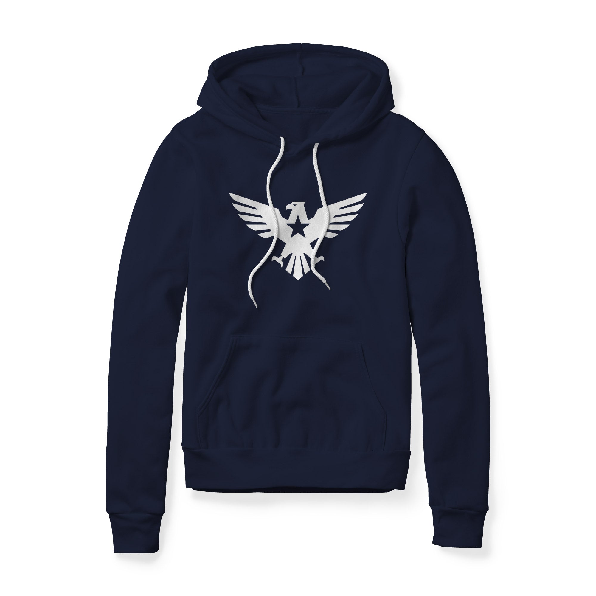 Eagle Icon Hoodie - White | Ballistic Republic™