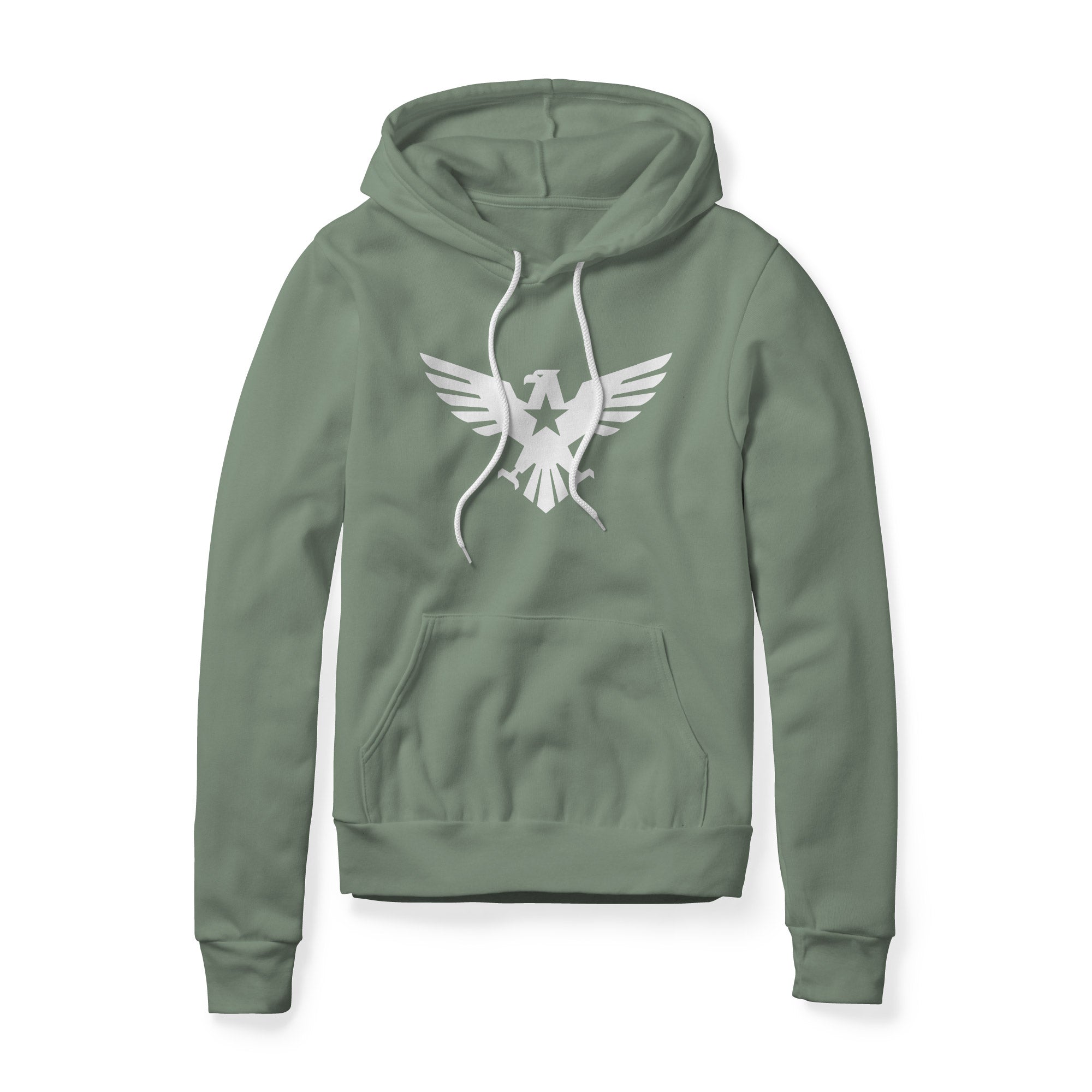 Eagle Icon Hoodie - White | Ballistic Republic™