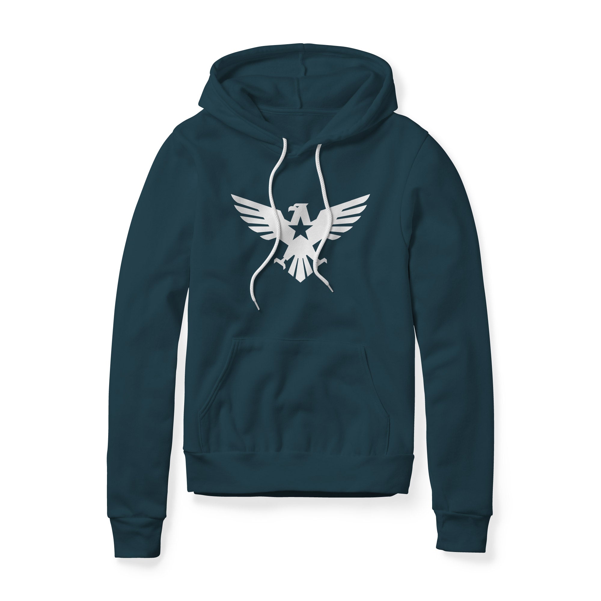 Eagle Icon Hoodie - White | Ballistic Republic™