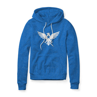 Eagle Icon Fleece Hoodie - White
