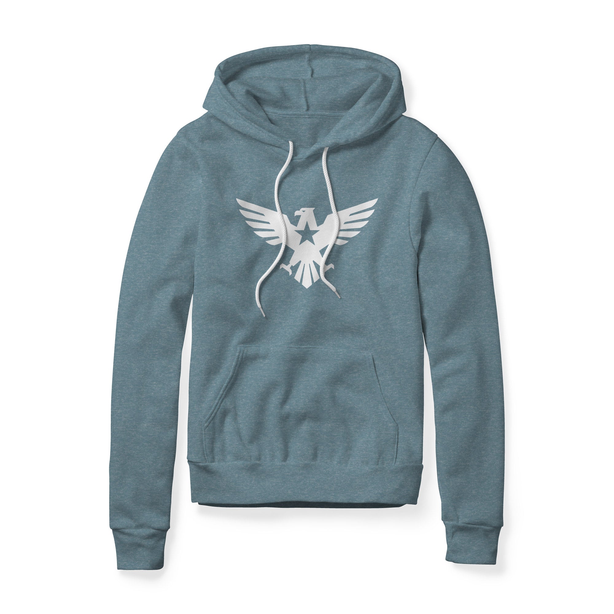 Eagle Icon Hoodie - White | Ballistic Republic™