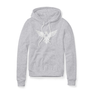 Eagle Icon Fleece Hoodie - White
