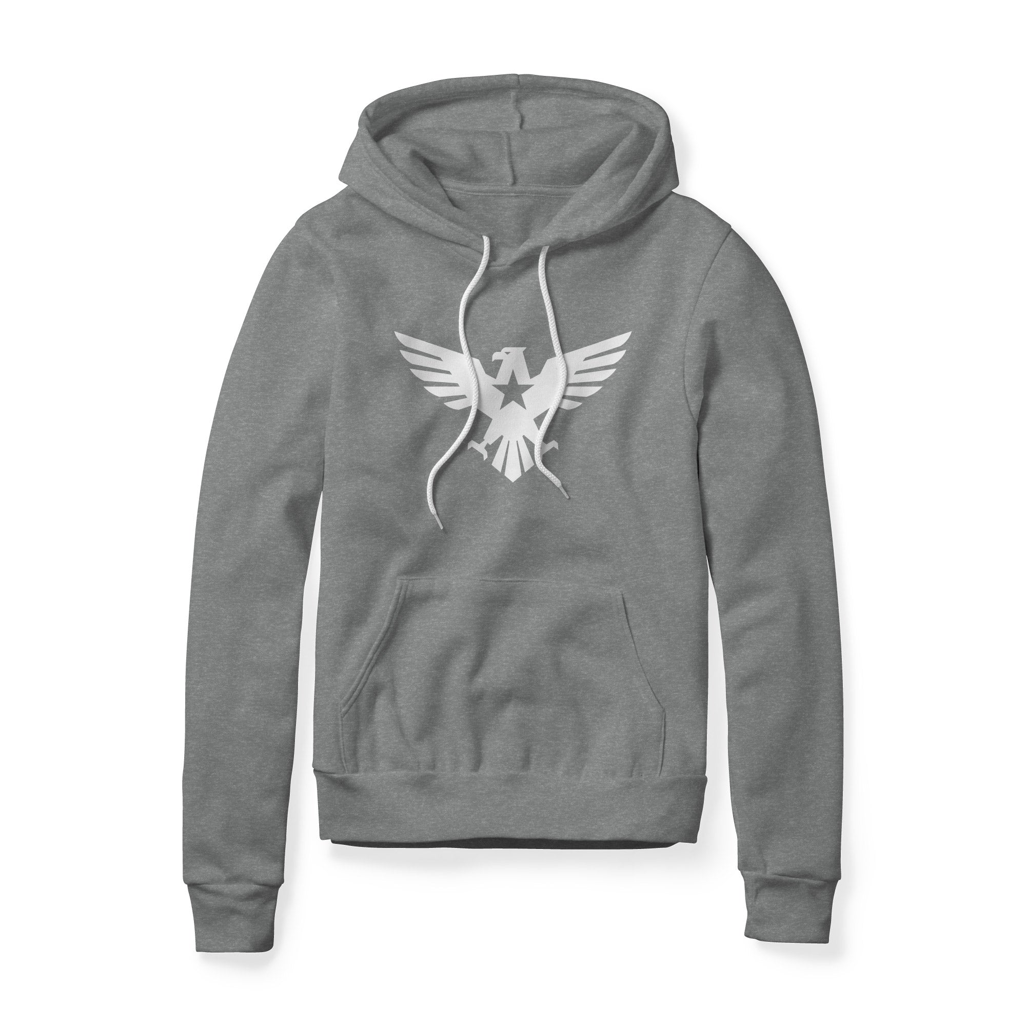 Eagle Icon Hoodie - White | Ballistic Republic™