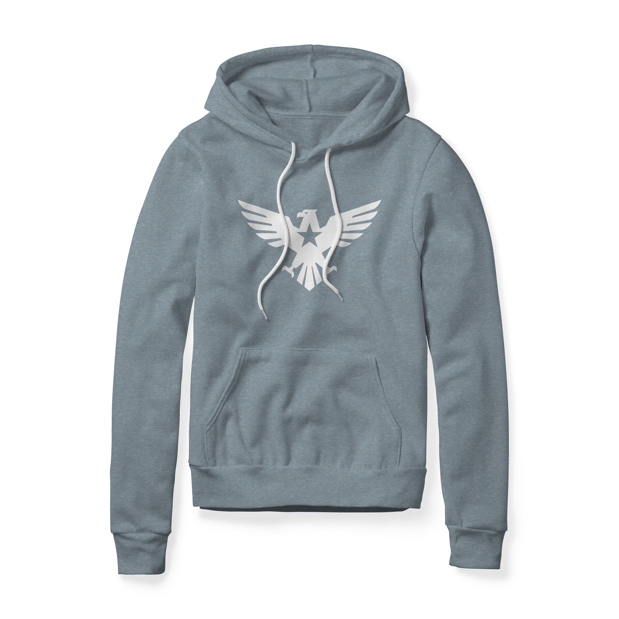 Eagle Icon Hoodie - White | Ballistic Republic™