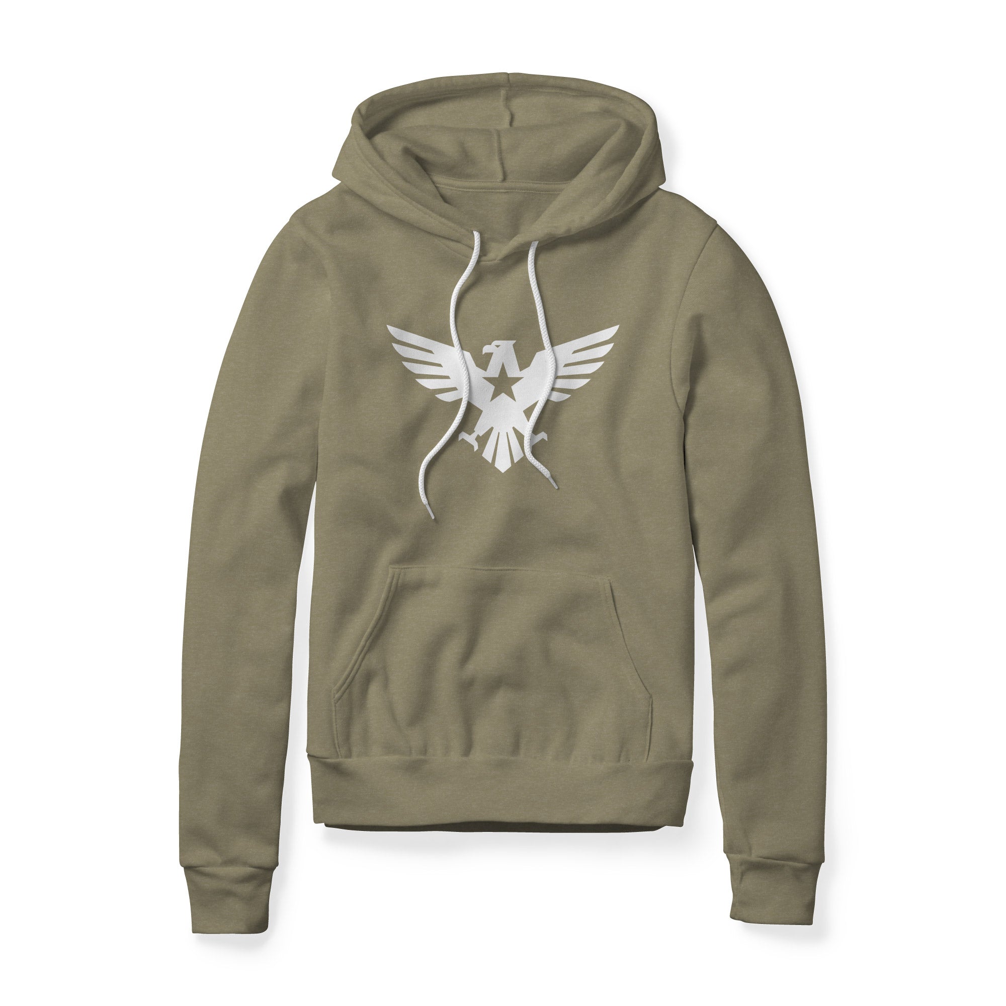 Eagle Icon Hoodie - White | Ballistic Republic™