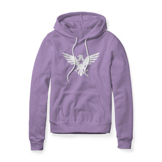 Eagle Icon Fleece Hoodie - White