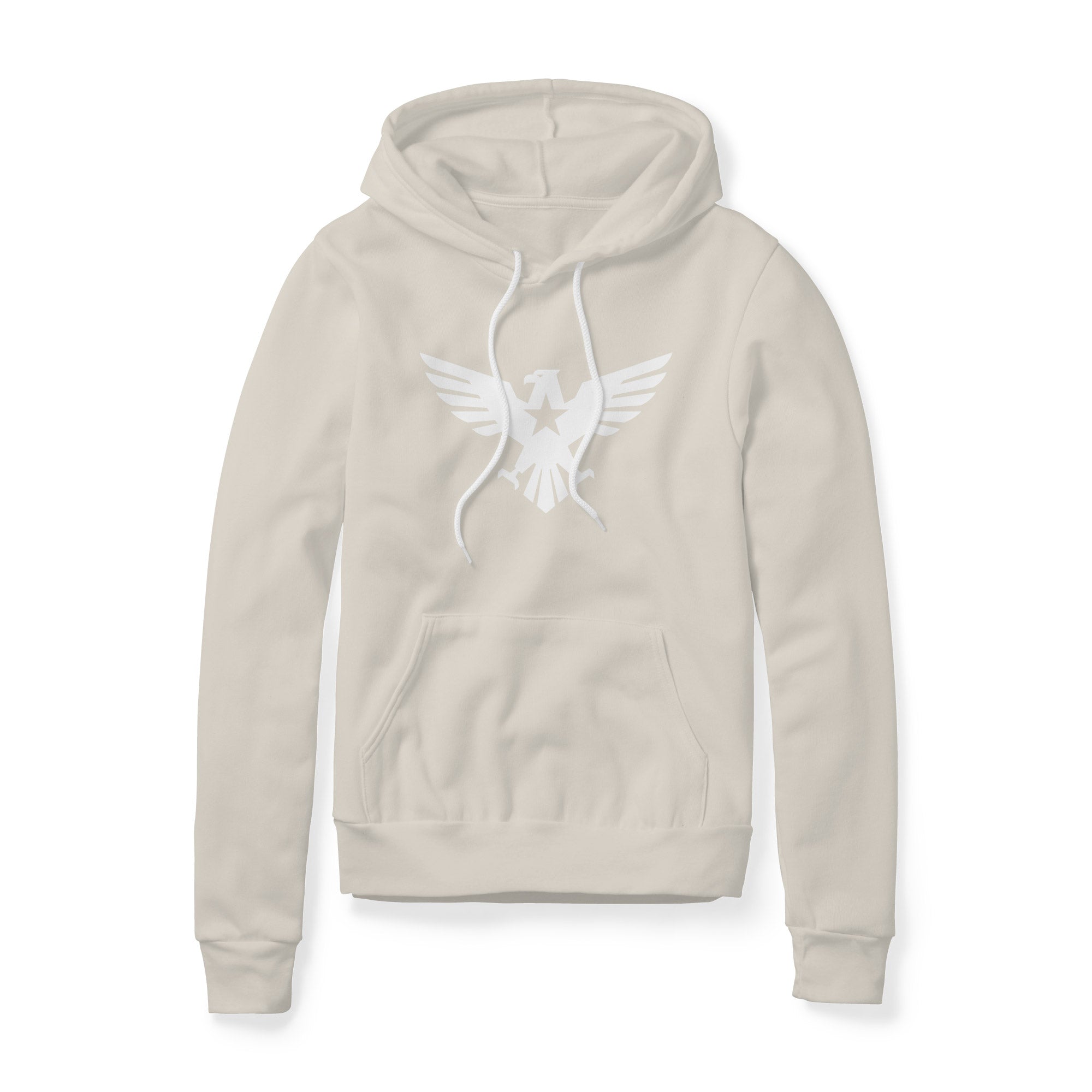 Eagle Icon Hoodie - White | Ballistic Republic™