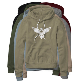Eagle Icon Hoodie - White | Ballistic Republic™