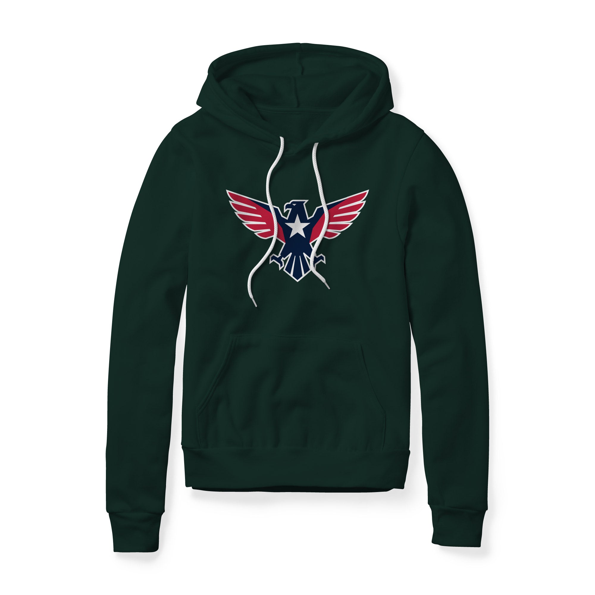 Eagle Icon Fleece Hoodie - Patriotic
