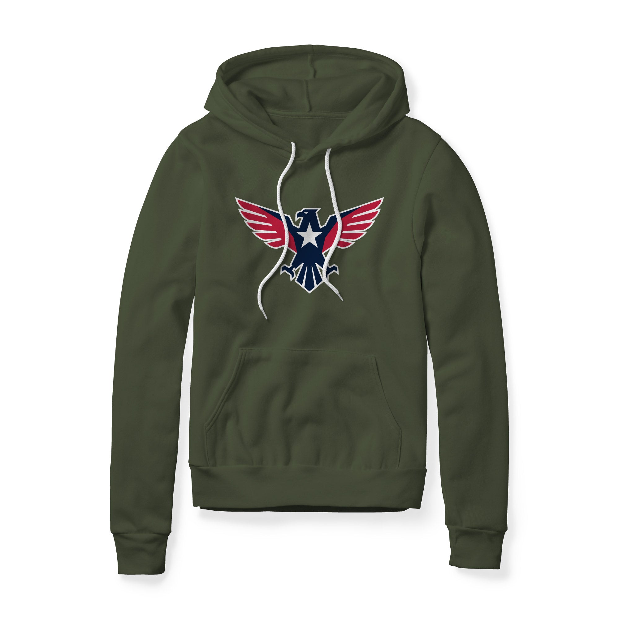Eagle Icon Fleece Hoodie - Patriotic