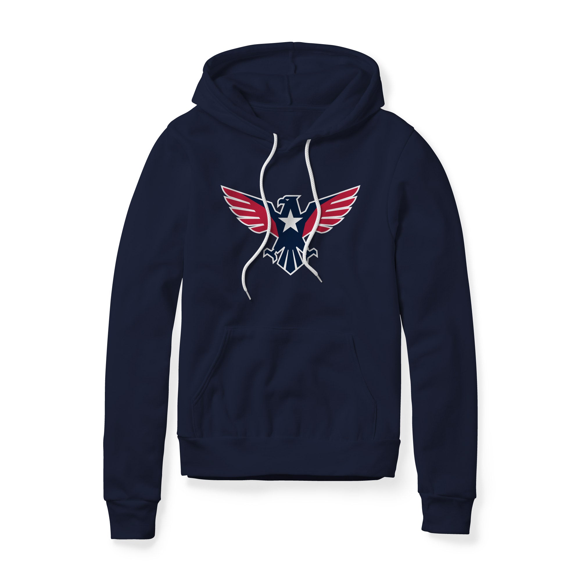 Eagle Icon Fleece Hoodie - Patriotic