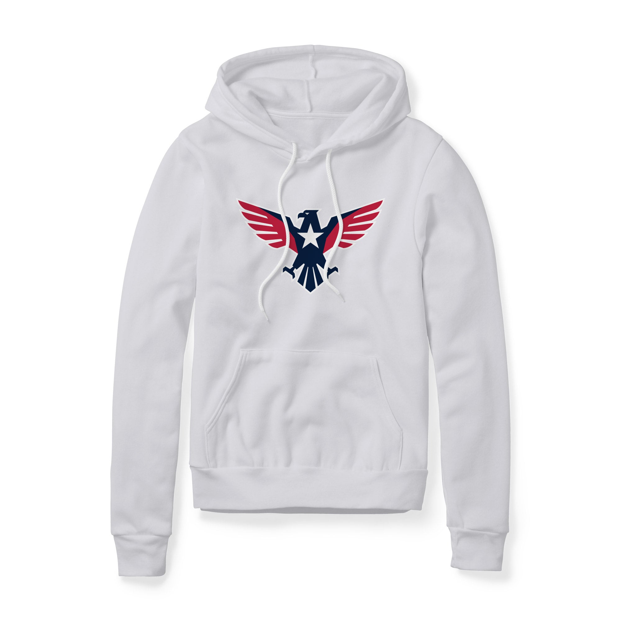Eagle Icon Fleece Hoodie - Patriotic