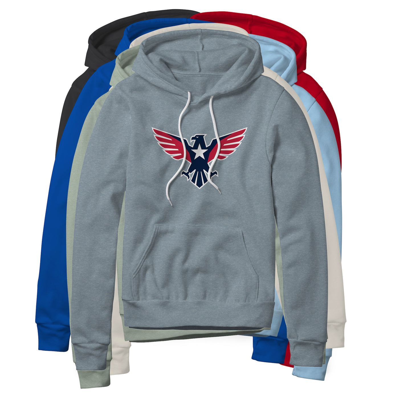 Eagle Icon Hoodie - Patriotic | Ballistic Republic™