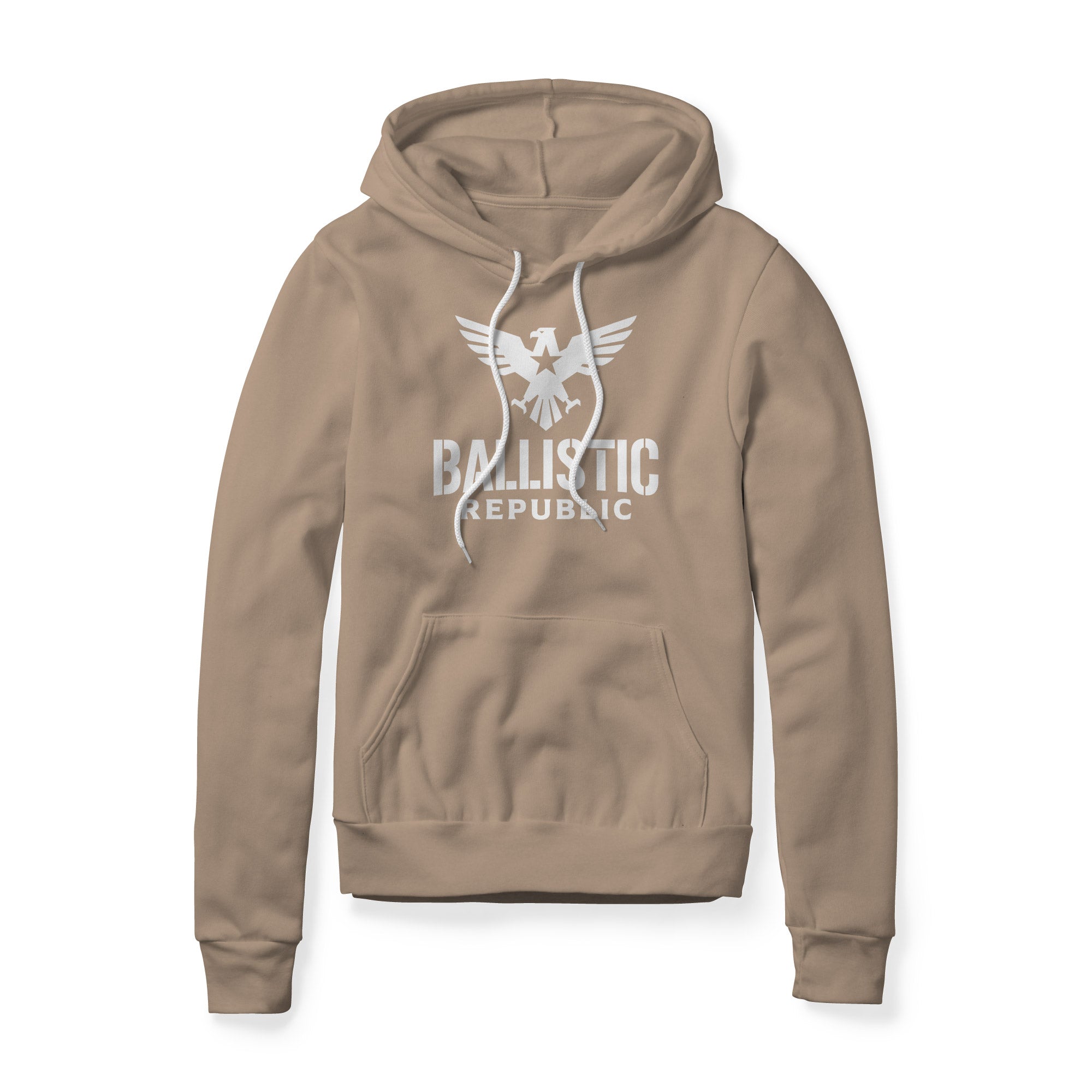 Ballistic Republic Logo Hoodie - White | Ballistic Republic™