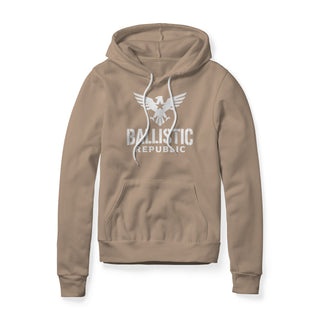 Ballistic Republic Logo Hoodie - White | Ballistic Republic™