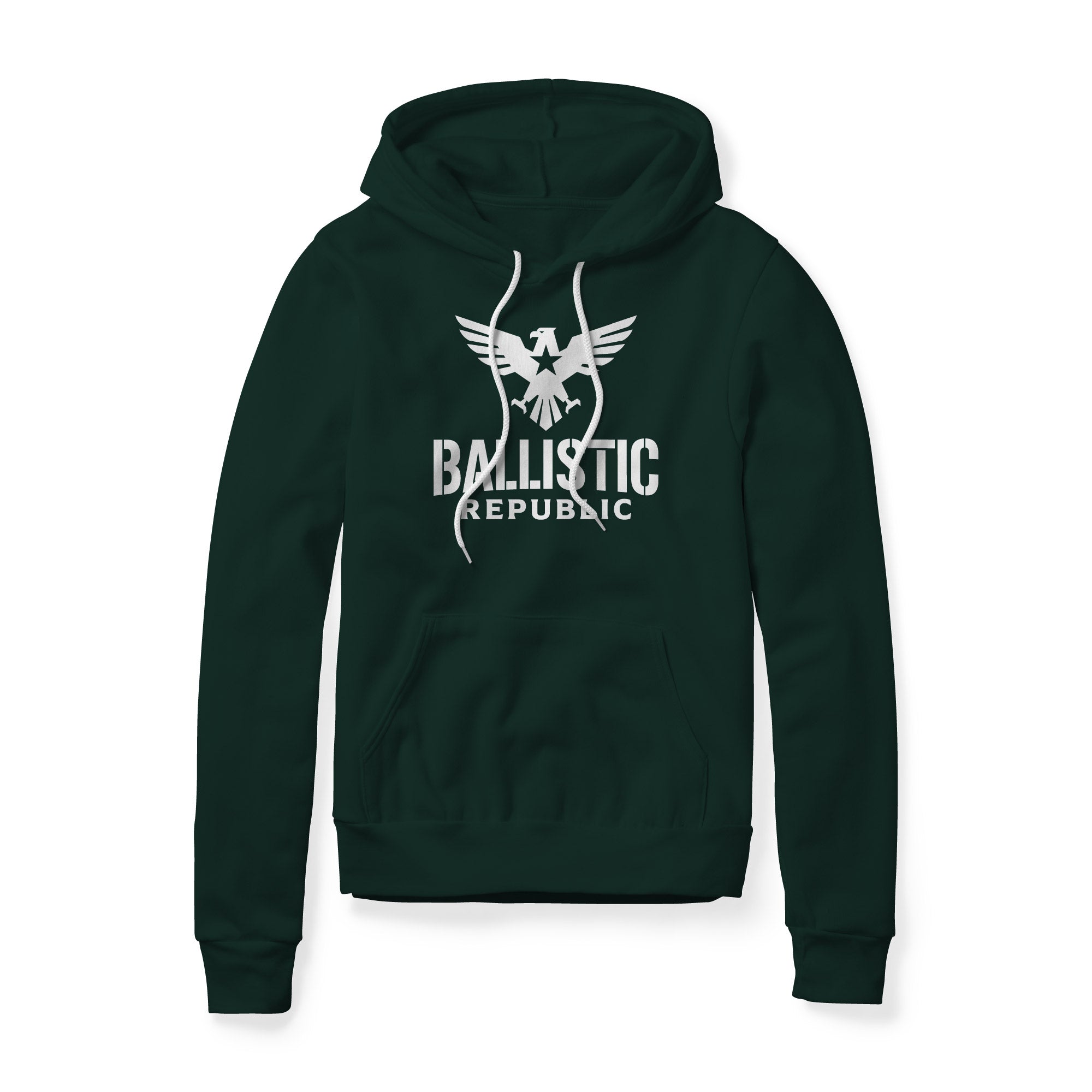 Ballistic Republic Logo Hoodie - White | Ballistic Republic™